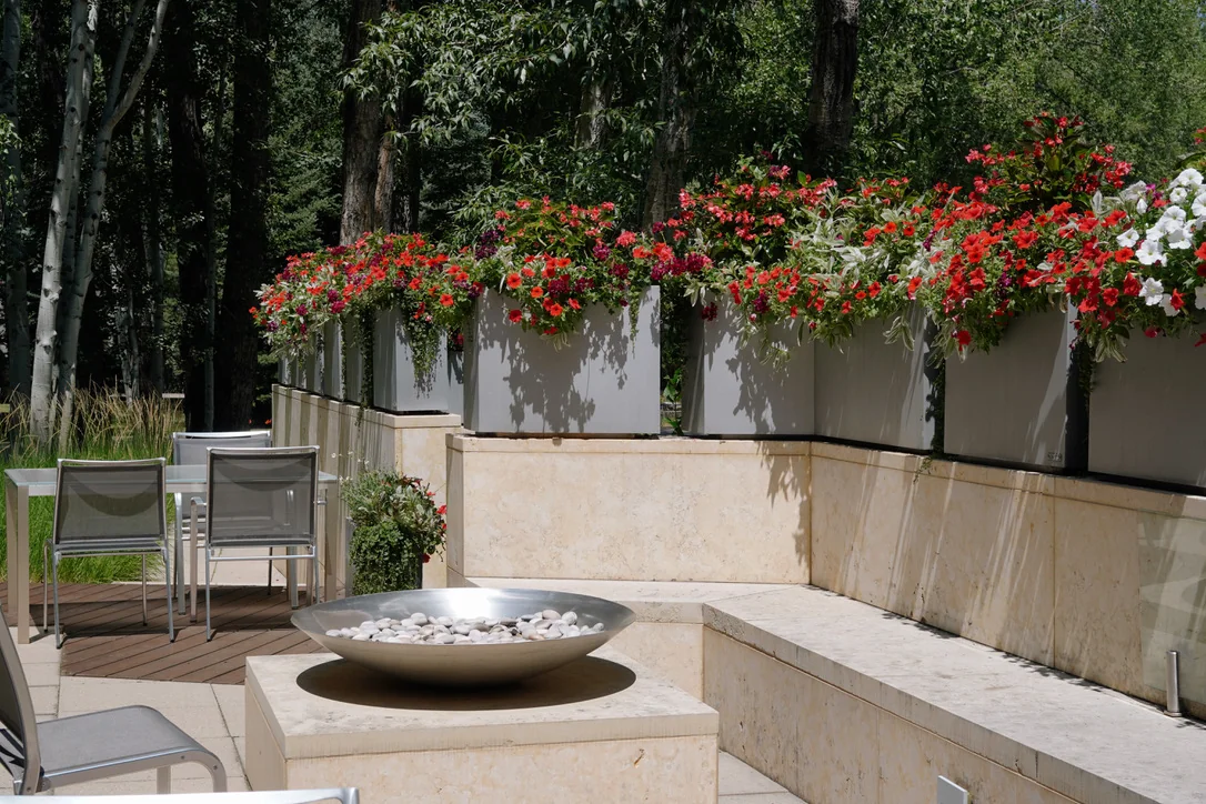 Container Gardens, custom seasonal container gardens for Aspen and Snowmass: design, install, and care for patios, entries, and terraces